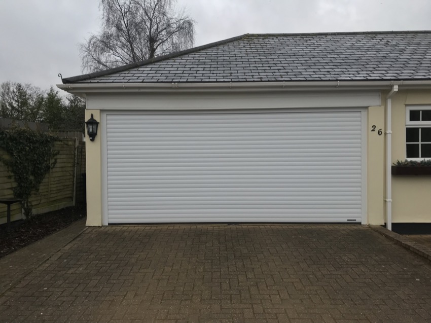 Hormann double roller garage door